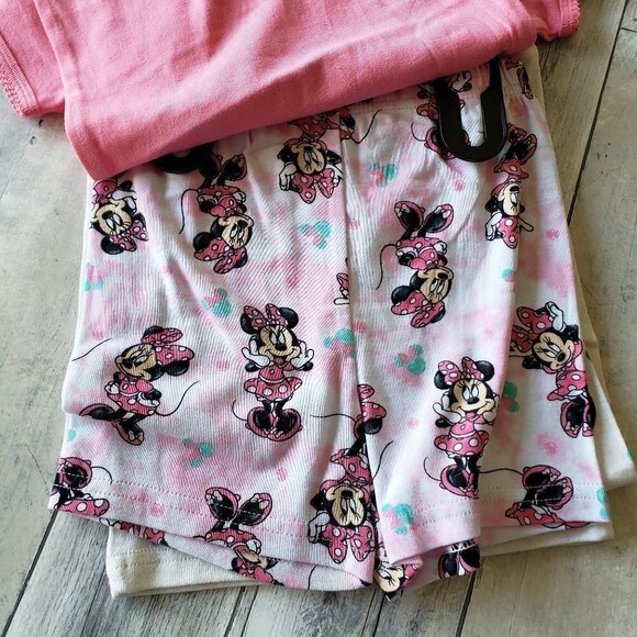NWT - Disney Minnie Mouse  Kids' 4-piece Cotton Pajamas - Size 4T - Picture 5 of 5